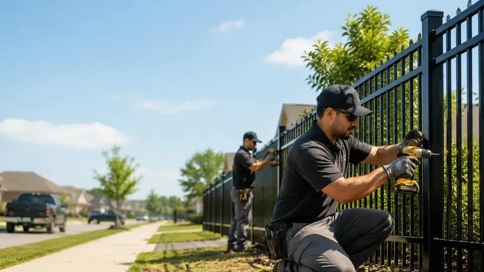 Metal Fence Installation in Conway, MI